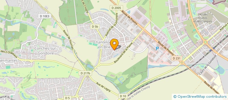 localisation de l'entreprise SCI CHANTIMO  CHANTELOUP-EN-BRIE