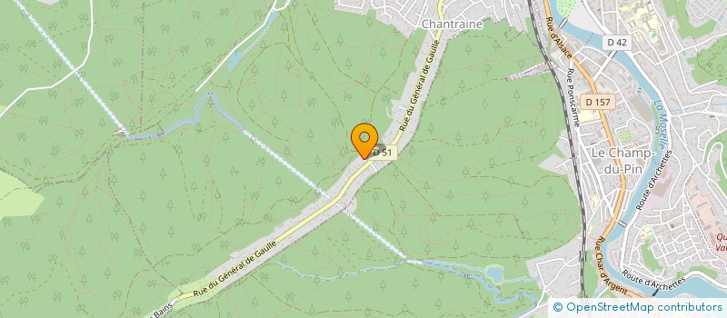 localisation de l'entreprise SCI CHANTMAGNY  CHANTRAINE