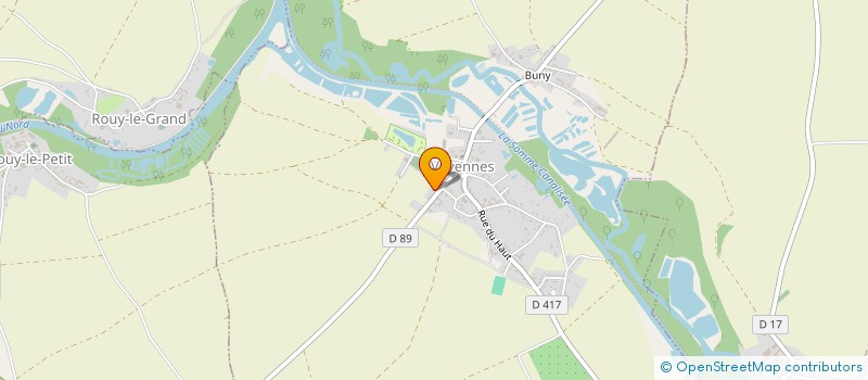 localisation de l'entreprise SCI CHANTOISEAU  HOMBLEUX