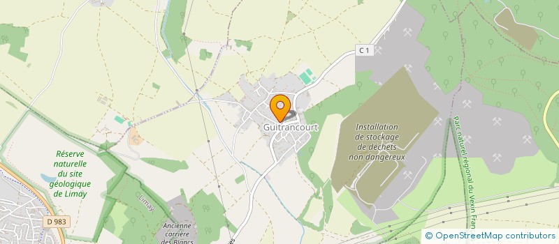 localisation de l'entreprise SCI CHANTOISEAU  GUITRANCOURT