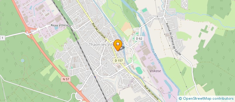 localisation de l'entreprise SCI CHANTOU  THAON-LES-VOSGES