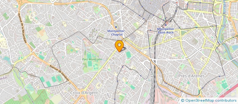 localisation de l'entreprise SCI CHANTPHIL à MONTPELLIER