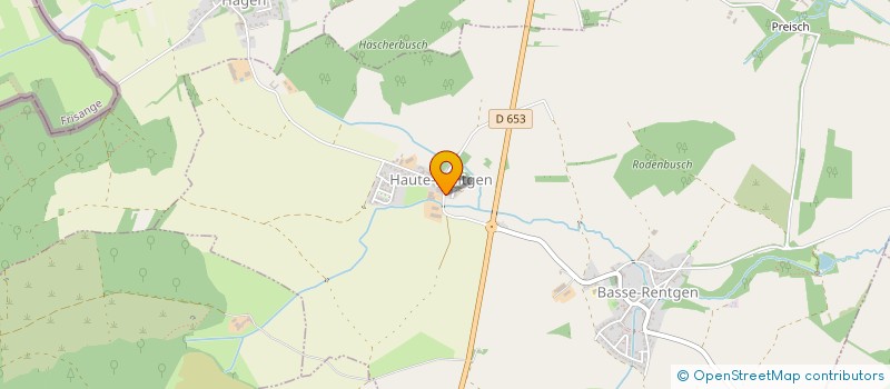 localisation de l'entreprise SCI CHANTRAINE  BASSE-RENTGEN