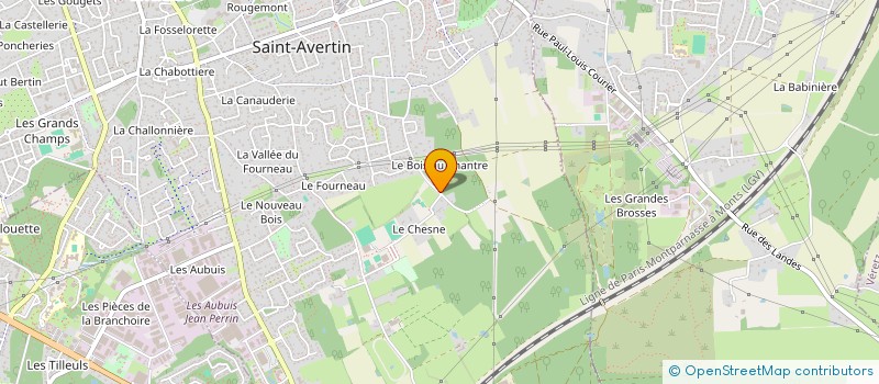 localisation de l'entreprise SCI CHANTREILLE  SAINT-AVERTIN