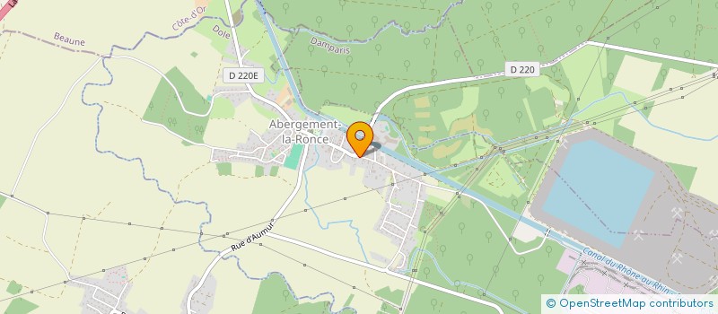 localisation de l'entreprise SCI CHANUSSOT  ABERGEMENT-LA-RONCE