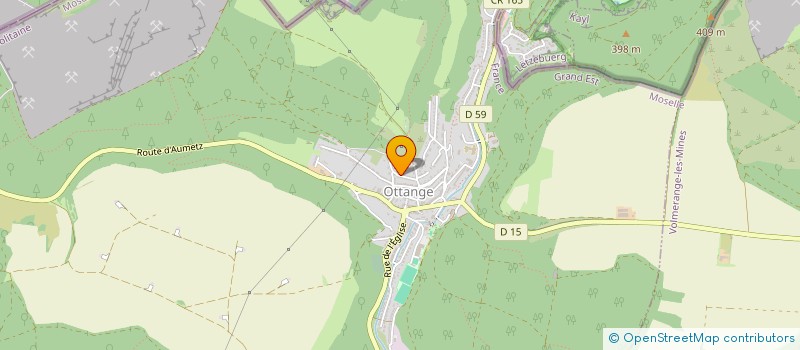 localisation de l'entreprise SCI CHANUT-CHACHURA  OTTANGE