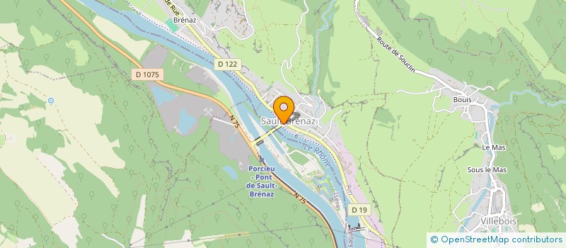 localisation de l'entreprise SCI CHANVRIER  SAULT-BRENAZ