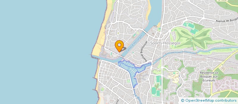 localisation de l'entreprise SCI CHANZY à SOORTS-HOSSEGOR
