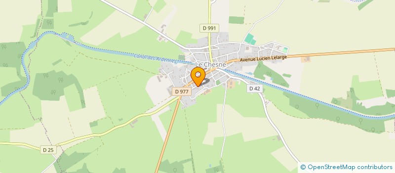 localisation de l'entreprise SCI CHANZY  BAIRON ET SES ENVIRONS