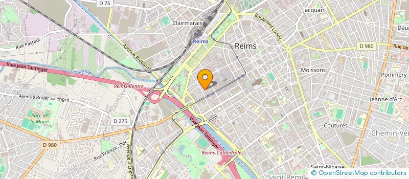 localisation de l'entreprise SCI CHANZY 4  REIMS