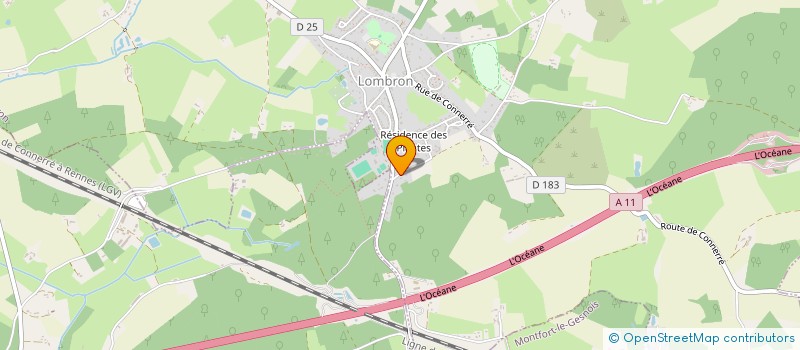 localisation de l'entreprise SCI CHANZY  LOMBRON