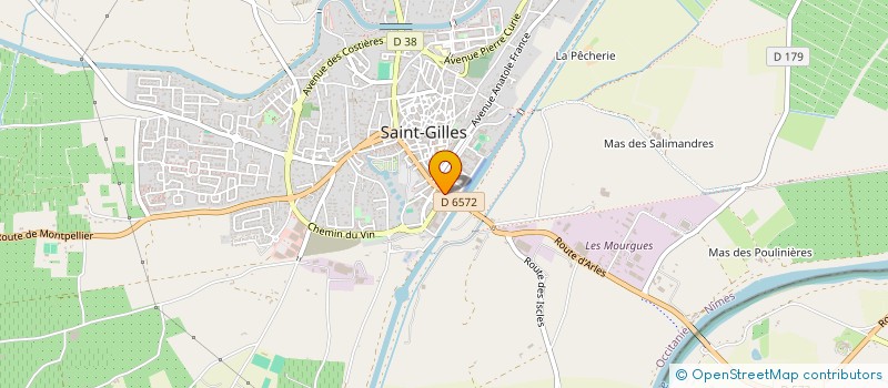 localisation de l'entreprise SCI CHANZY à SAINT-GILLES