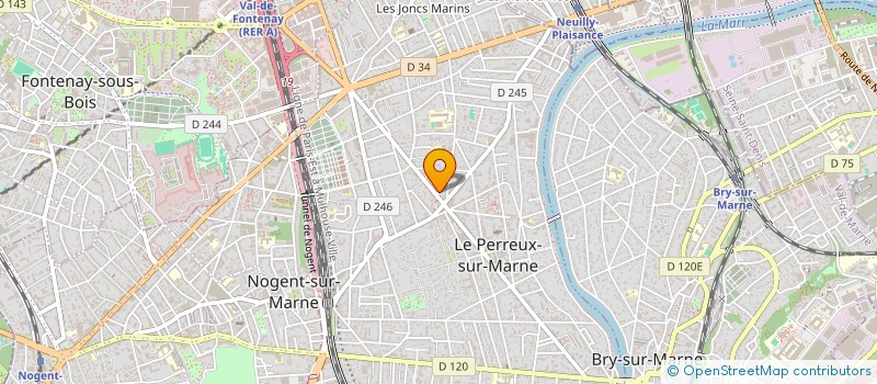 localisation de l'entreprise SCI CHANZY  LE PERREUX SUR MARNE