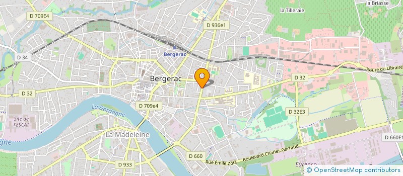 localisation de l'entreprise SCI CHANZY à BERGERAC