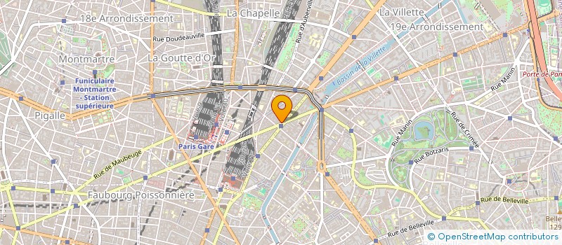 localisation de l'entreprise SCI CHANZY à PARIS