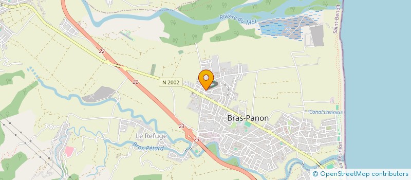 localisation de l'entreprise SCI CHANZY  BRAS-PANON