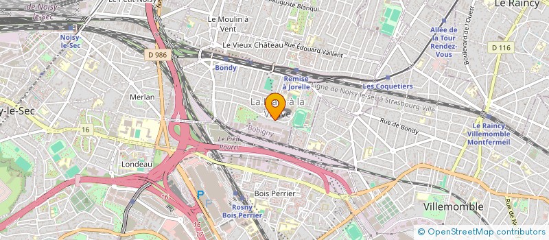 localisation de l'entreprise SCI CHAO  PARIS