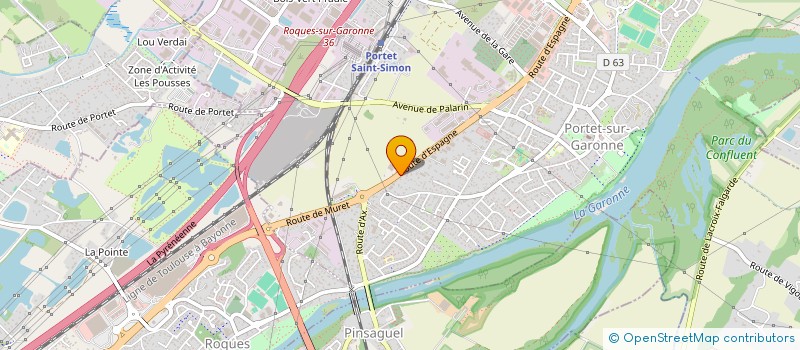 localisation de l'entreprise SCI - CHAO  PORTET-SUR-GARONNE