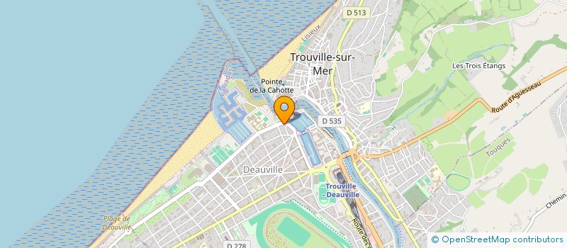 localisation de l'entreprise SCI CHAOUAT-PECQUERAUX à DEAUVILLE