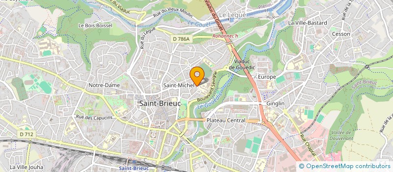 localisation de l'entreprise SCI CHAP à SAINT-BRIEUC