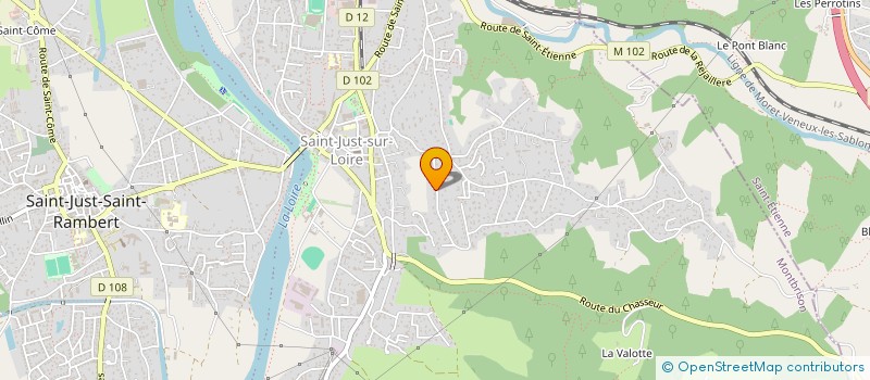 localisation de l'entreprise SCI CHAP CHAP  SAINT-JUST-SAINT-RAMBERT