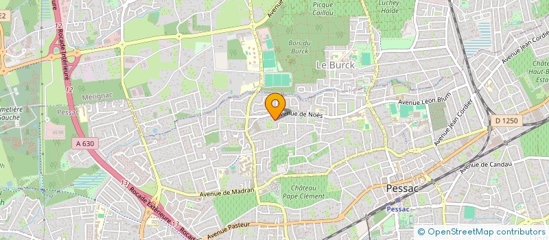 localisation de l'entreprise SCI CHAP'S 24  PESSAC