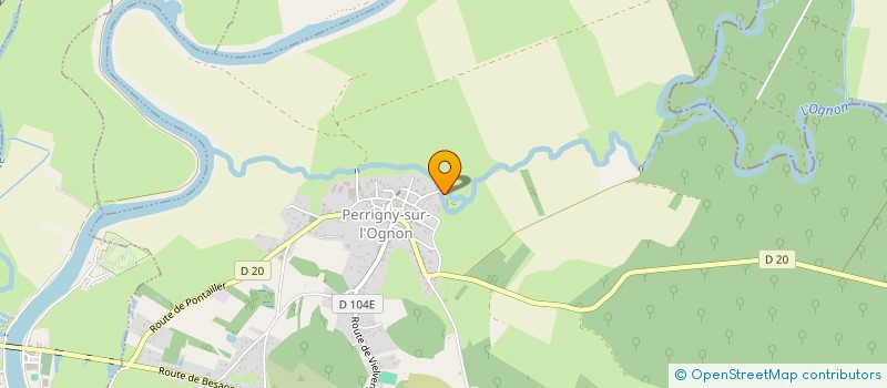 localisation de l'entreprise SCI CHAPA  PERRIGNY-SUR-L'OGNON