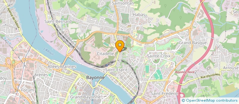 localisation de l'entreprise SCI CHAPARD à BAYONNE