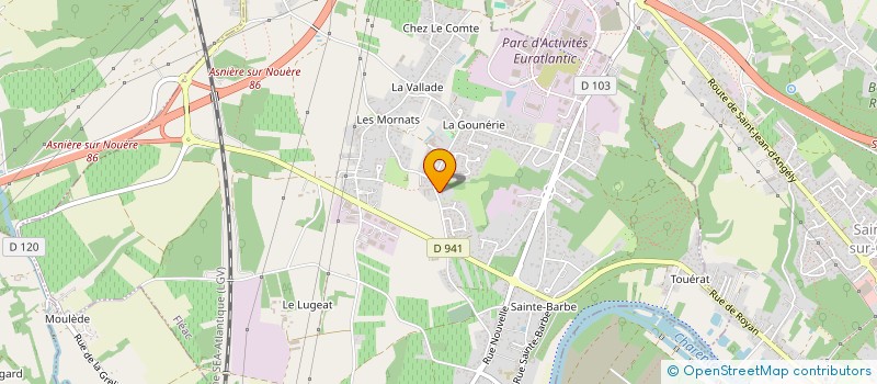localisation de l'entreprise SCI CHAPAT à FLEAC
