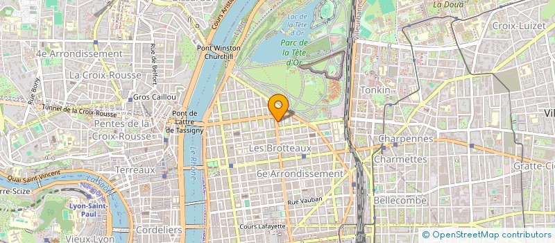 localisation de l'entreprise SCI CHAPAUFA  LYON