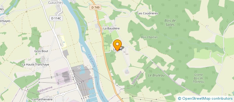 localisation de l'entreprise SCI CHAPAULOUISE  VALDIVIENNE