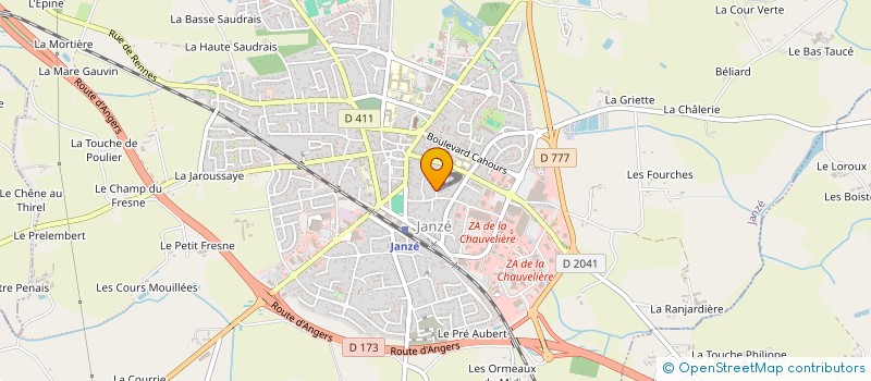 localisation de l'entreprise SCI CHAPAUTHO  JANZE