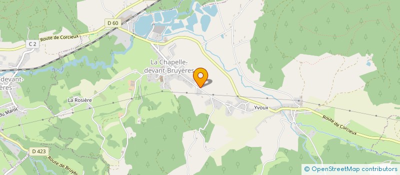 localisation de l'entreprise SCI CHAPCAS  LA CHAPELLE-DEVANT-BRUYERES