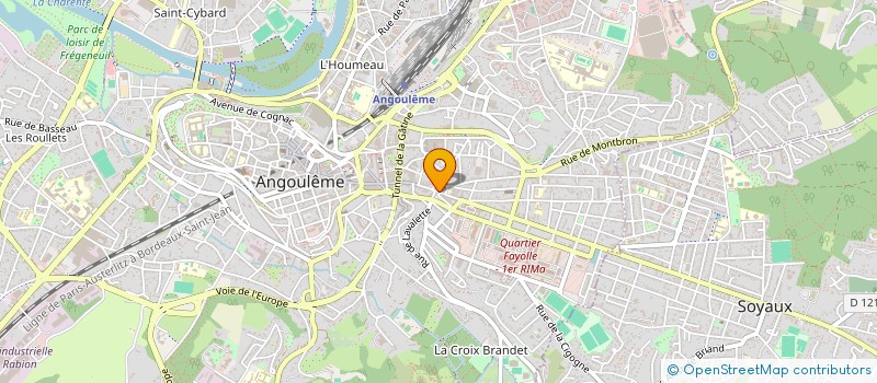 localisation de l'entreprise SCI CHAPEAU  ANGOULEME