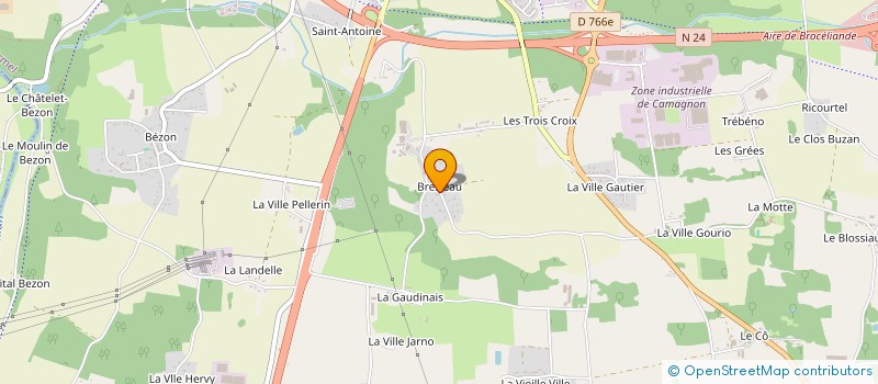 localisation de l'entreprise SCI CHAPEAU DE GENDARME  PLOERMEL