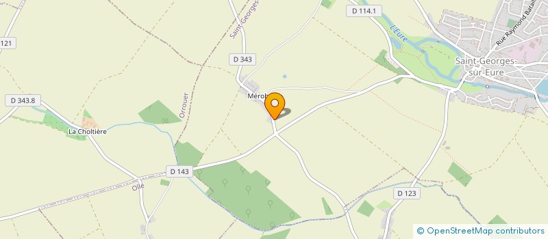 localisation de l'entreprise SCI CHAPEAU ROUGE à SAINT-GEORGES-SUR-EURE