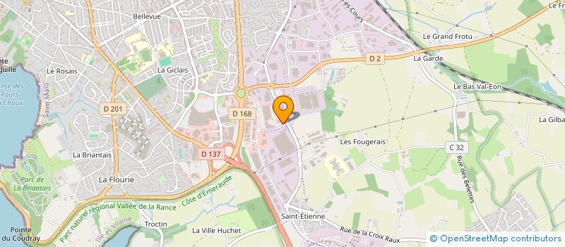 localisation de l'entreprise SCI CHAPEL  SAINT-MALO