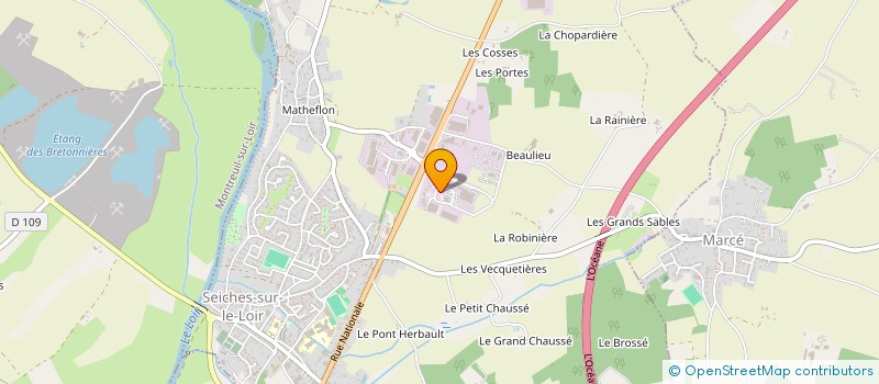 localisation de l'entreprise SCI CHAPEL  SERMAISE