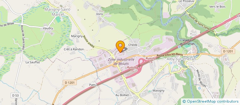 localisation de l'entreprise SCI CHAPELLE  ALBY-SUR-CHERAN