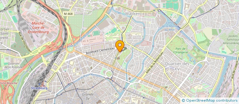 localisation de l'entreprise SCI CHAPELLE  STRASBOURG