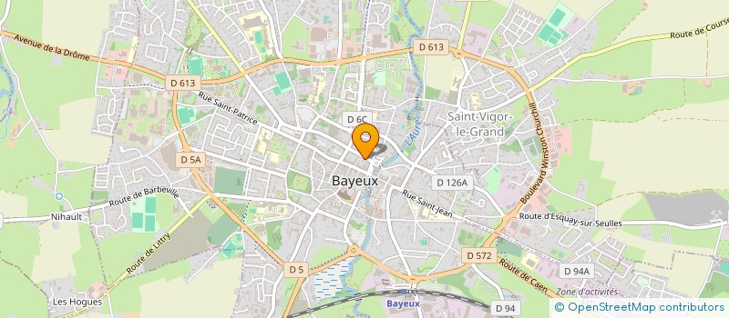 localisation de l'entreprise SCI CHAPELLE J.M  BAYEUX