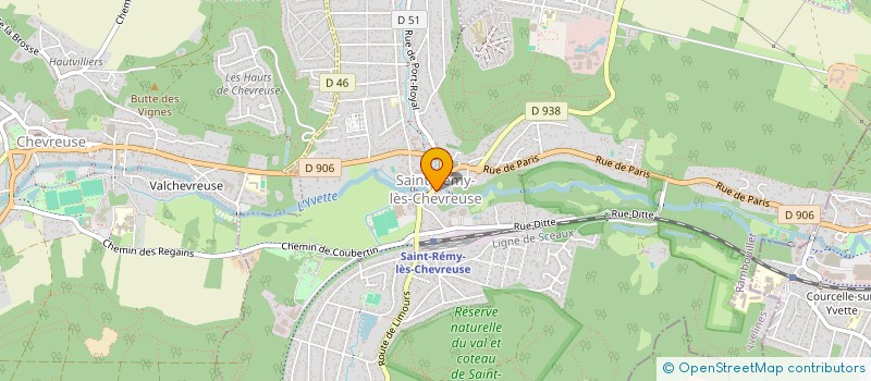 localisation de l'entreprise SCI CHAPELLE LECOINTRE  SAINT-REMY-LES-CHEVREUSE