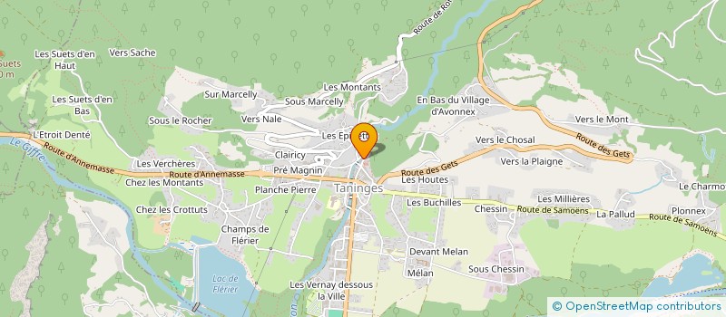 localisation de l'entreprise SCI CHAPELLE SAINTE ANNE  TANINGES