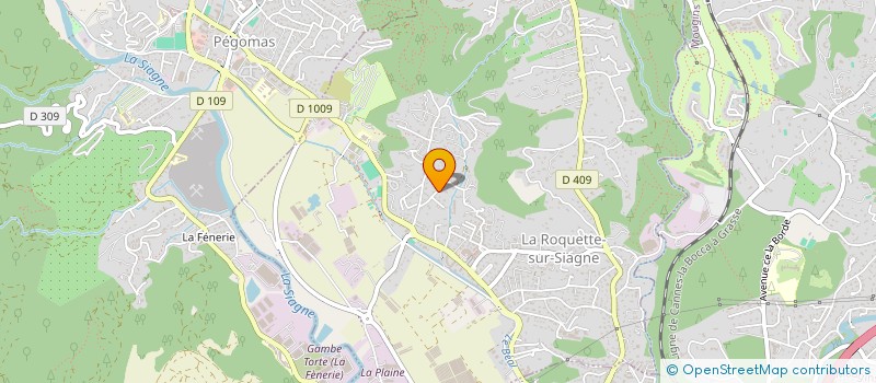 localisation de l'entreprise SCI CHAPELLE ST JEAN à LA ROQUETTE-SUR-SIAGNE