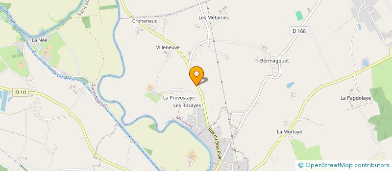 localisation de l'entreprise SCI CHAPELLOISE  MISSIRIAC