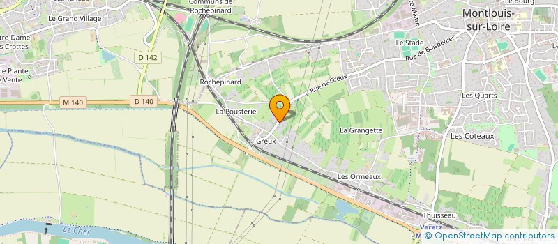 localisation de l'entreprise SCI CHAPELON  MONTLOUIS-SUR-LOIRE