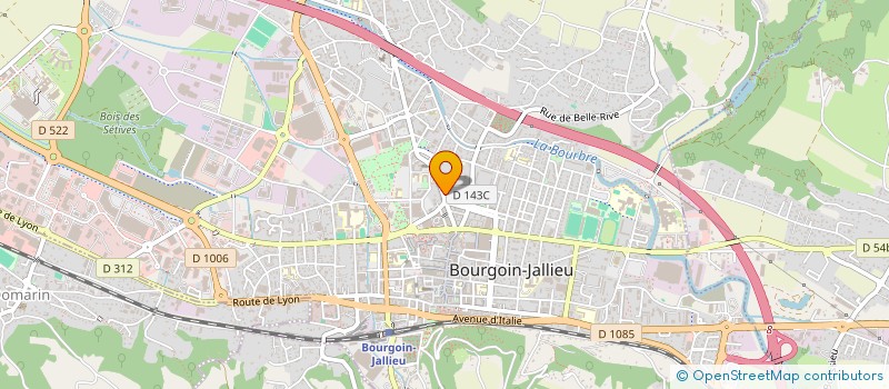 localisation de l'entreprise SCI CHAPENAY GONNET  BOURGOIN-JALLIEU