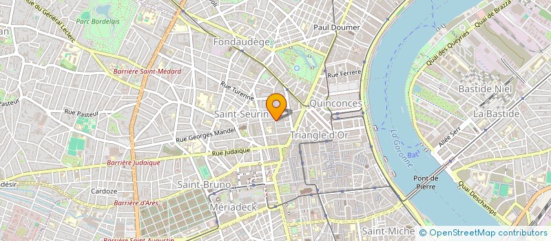 localisation de l'entreprise SCI CHAPENOIRE-GALLIEN  BORDEAUX