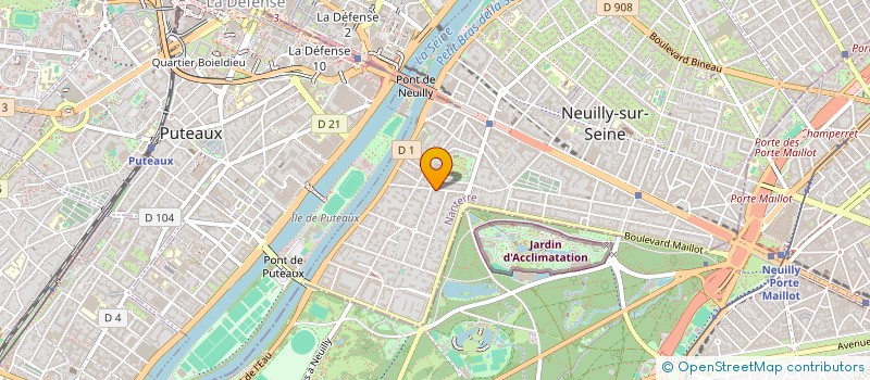 localisation de l'entreprise SCI CHAPERONNIERE à NEUILLY-SUR-SEINE