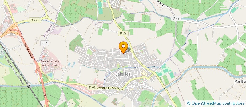 localisation de l'entreprise SCI CHAPERT-REUBRECHT  SALEILLES